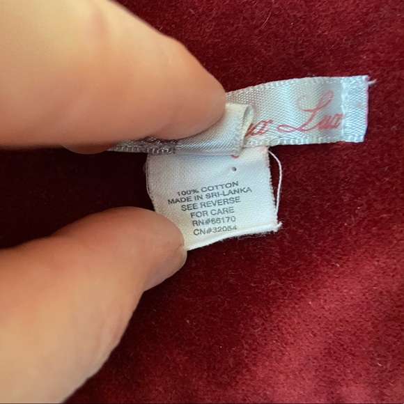 Dark red velvet blazer - Picture 3 of 9